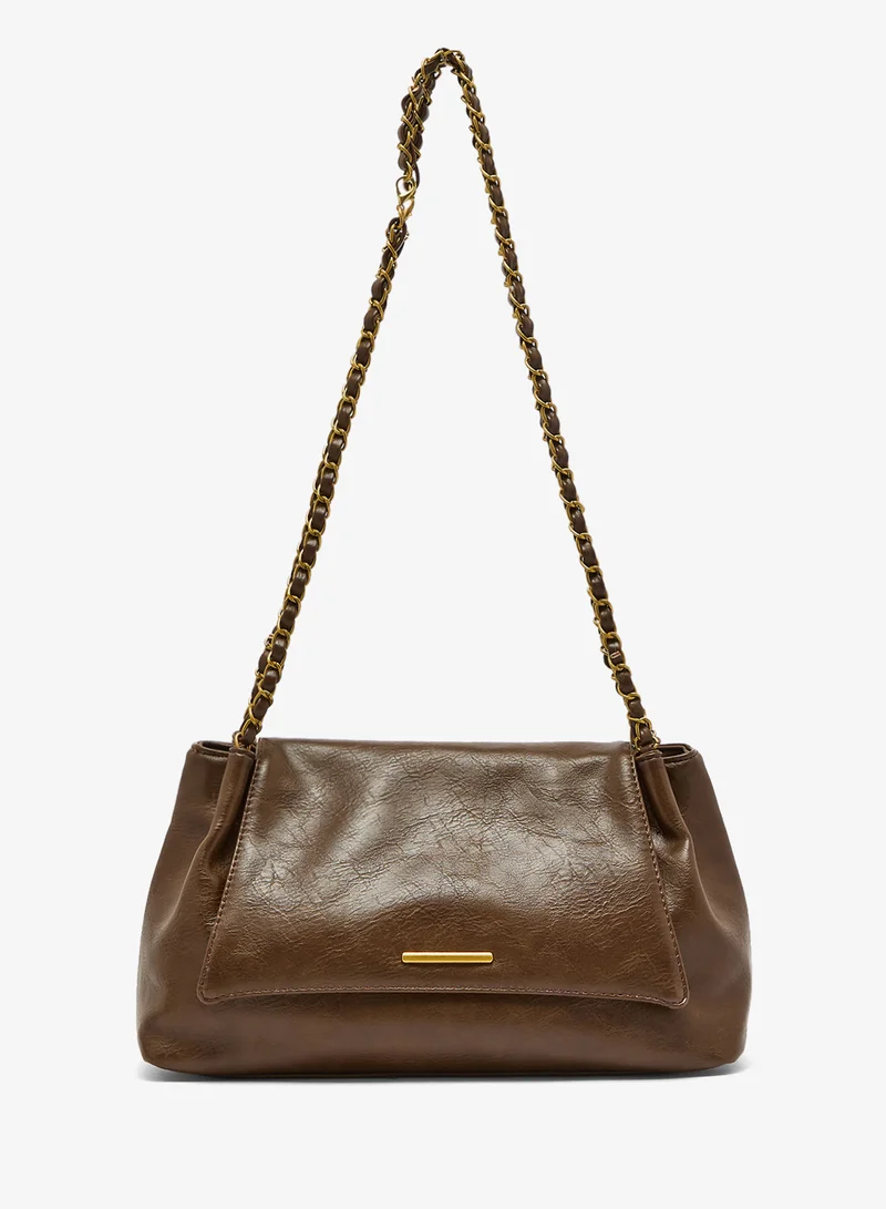 ايلا حقيبة يد بحزام ذهبي بتفاصيل شرقية